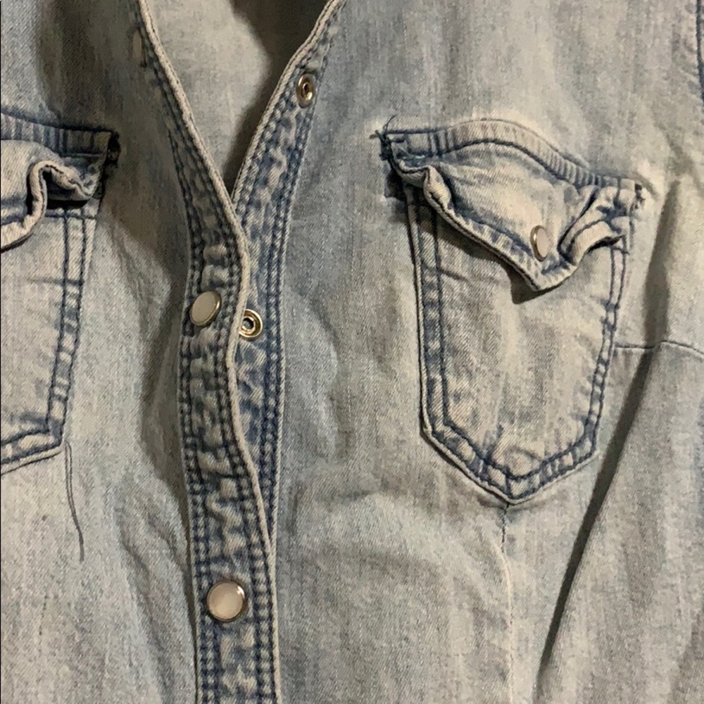 Demin Button Up - Picture 2 of 2